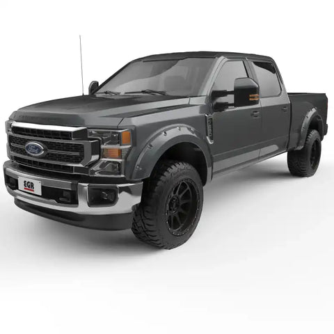 EGR 2017 Ford Super Duty Bolt-On Look Color Match Fender Flares - Set Magnetic Metallic