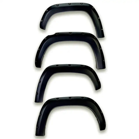 EGR 14+ Chev Silverado 6-8ft Bed Bolt-On Look Color Match Fender Flares - Set Black