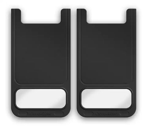 Cloud-Rider 801-12223 Advantage M.F. Universal 12 X 22 Mud Flaps with Smooth 430 SS Mirror Finish Insert