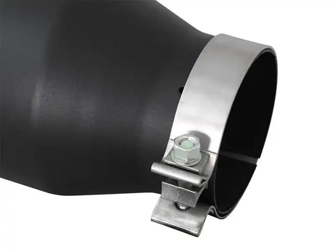 aFe 49T40606-B15 Diesel Exhaust Tip Bolt On Black 4in Inlex x 6in Outlet 15in
