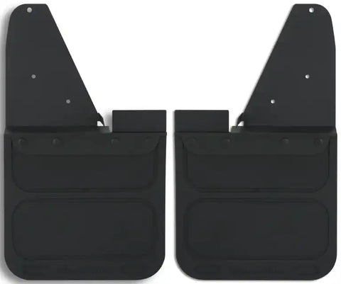 Cloud-Rider 807-4004F 12 Custom Kickback Mudflaps - No Insert for 2007-2019 Ford F-250 -F-350 Super Duty Front Drill Install