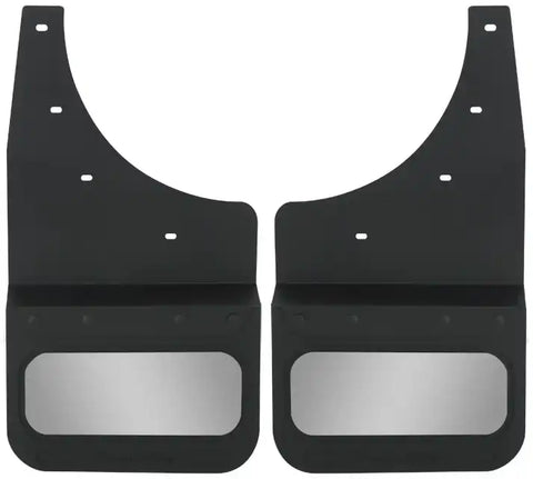 Cloud-Rider 808-1205F 12 Custom Kickback Mudflaps - with Insert for 2014-2019 Chev Silverado 1500 Front 2 Kick