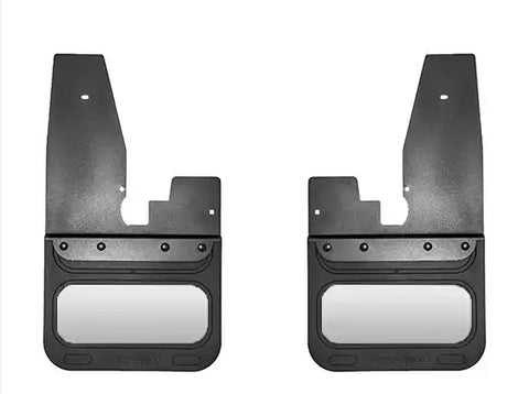 Cloud-Rider 808-3000F 12 Custom Kickback Mudflaps - with Insert for 2009-2018 Dodge Ram 1500 Crew Cab Standard Box 2W/4W Front .5 Kick
