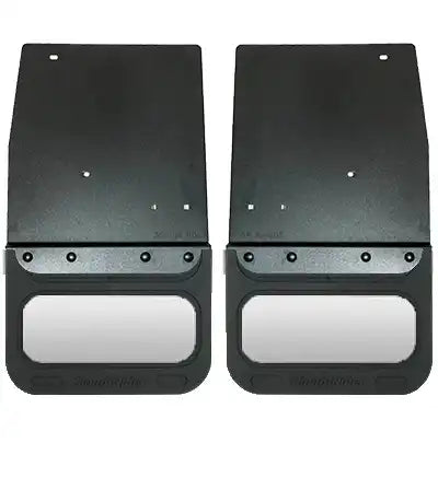Cloud-Rider 808-3000R 12 Custom Kickback Mudflaps - with Insert for 2009-2018 Dodge Ram 1500 Crew Cab Standard Box 2W/4W Rear 2 Kick
