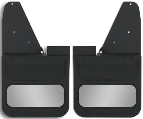 Cloud-Rider 808-4004F 12 Custom Kickback Mudflaps - with Insert for 2007-2019 Ford F-250 -F-350 Super Duty Front NO Drill Install 2 Kick