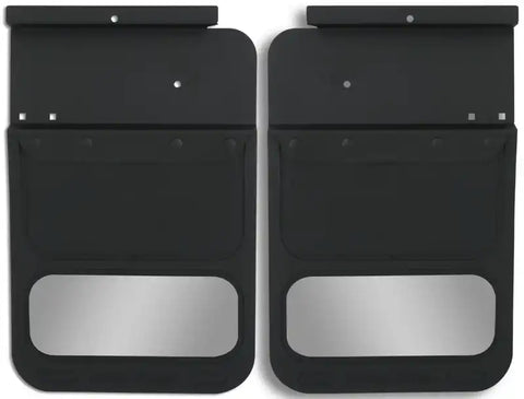Cloud-Rider 808-4004R 12 Custom Kickback Mudflaps - with Insert for 2007-2019 Ford F-250 -F-350 Super Duty Rear- NO Drill Install 1 Kick