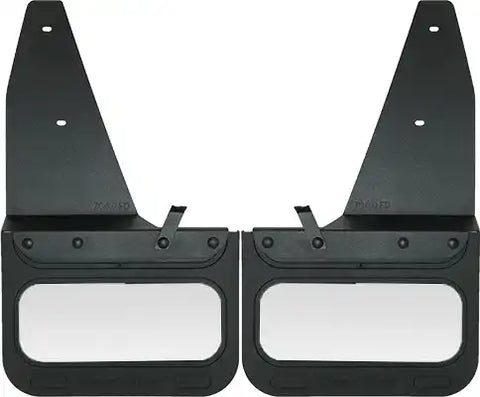 Cloud-Rider 808-7000F 12 Custom Kickback Mudflaps - with Insert for 2016-2018 Nissan Titan Front 2 Kick