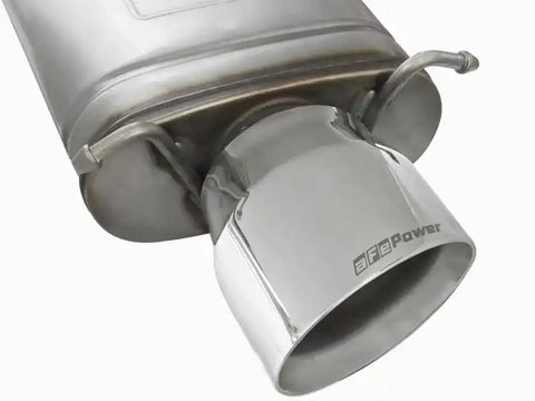aFe 49-34063-P Mach Force-Xp 3in CB Stainless Steel Dual Exhaust System w/Polished Tips 09-15 Cadillac CTS-V