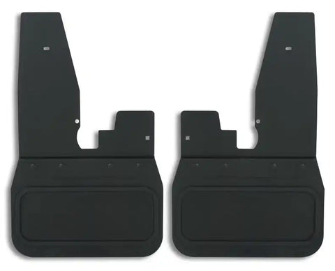 Cloud-Rider 809-3001F Black Powder Coat Hanger- Kick Back Mud Flaps - NO Insert with 'Advantage M.F. 2013-2018 Dodge Ram 2500-3500 14 Front