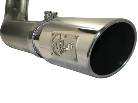 aFe 49-43041-P MACHForce XP Exhaust Cat-Back SS-409 4in Polished Tip 11-12 Ford F-150 EcoBoost V6-3.5L (tt)