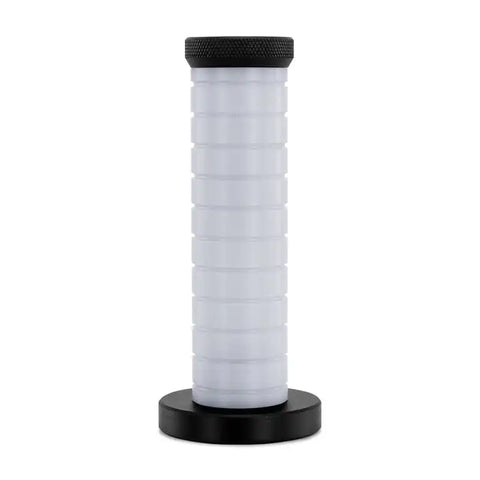 Mishimoto Weighted Grip Shift Knob - Black / White