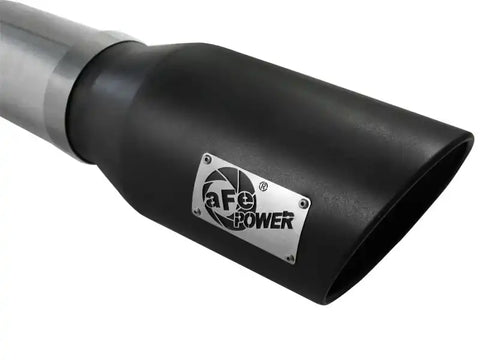 aFe 49-04040-B Atlas Exhaust 5in DPF-Back Al Steel 07.5-10 GM Diesel Trucks V8-6.6L (td) LMM (Blk Tip)