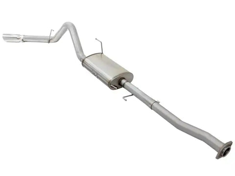 aFe 49-43068-P MACHForce XP SS Exhaust 3in to 3.5in Cat-Back w/ Polished Tip 15 Ford F-150 EcoBoost V6 2.7/3.5L