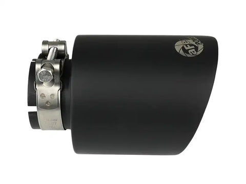 aFe 49T25454-B072 Takeda 304 SS Clamp-On Exhaust Tip 2.5in. Inlet / 4.5in. Outlet 7in. L - Black