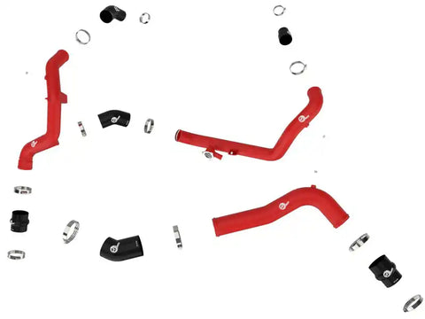 aFe 46-20654-R 20-23 Ford Explorer ST V6 3.0L (tt) BladeRunner Aluminum Hot and Cold Charge Pipe Kit - Red