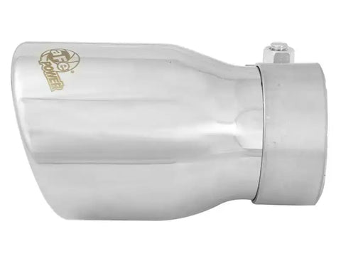 aFe 49T25354-P06 MACH Force-Xp 2.5in Inlet x 3-1/2in Outlet 6in Length 304 Stainless Steel Exhaust Tip