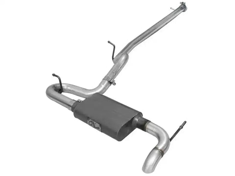 aFe 49-08042-1 Scorpion 2-1/2in Alum Steel Cat-Back Hi-Tuck 07-18 Jeep Wrangler (JK) V6 (Fits 4 Dr Model Only)