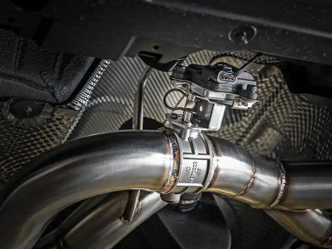 aFe 49-36338-1C MACH Force-Xp 2-1/2in Stainless Steel Axle Back Exhaust w/CF 15-19 BMW M3/M4 (F80/82/83)