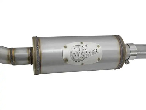 aFe 49-48056-B Rebel Series CB 2.5in Dual Center Exit SS Exhaust w/ Black Tips 07-15 Jeep Wrangler 3.6L/3.8L V6