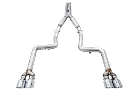 AWE Tuning 15+ Dodge Challenger 5.7 Track Edition Exhaust - Chrome Silver Quad Tips