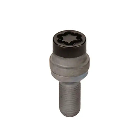 McGard Wheel Lock Bolt Set - 4pk. (Radius Seat) M14X1.5 / 19mm Hex 35.4mm Shank Length Black