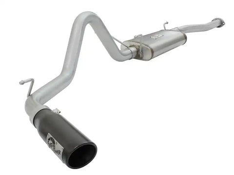 aFe 49-46024-B MACH Force XP 2.5in Cat-Back Stainless Steel Exhaust System w/Black Tip Toyota Tacoma 13-14 2.7L