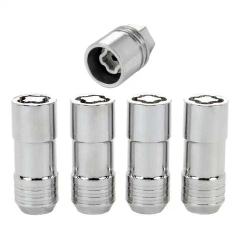 McGard Wheel Lock Nut Set - 4pk. (Cone Seat) M14X2.0 / 13/16 Hex 2.25in. Length Chrome