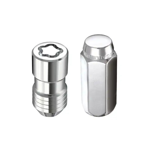 McGard 5 Lug Hex Install Kit w/Locks (Cone Seat Nut) M14X1.5 / 13/16 1.945in. Length - Chrome