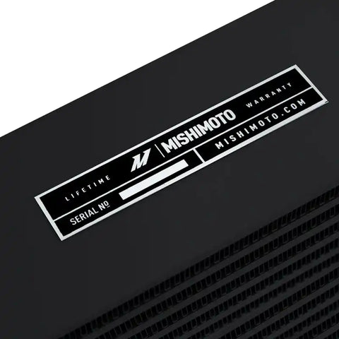 Mishimoto Heavy-Duty Oil Cooler - 17" Same-Side Outlets - Black