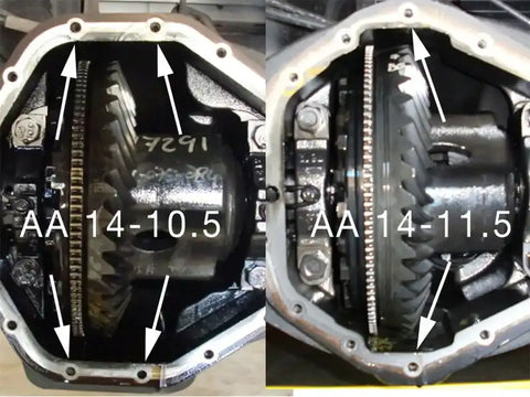 aFe 46-70090 Rear Differential Cover (Raw Street Series) Dodge Diesel Trucks 03-05 L6-5.9L (td)