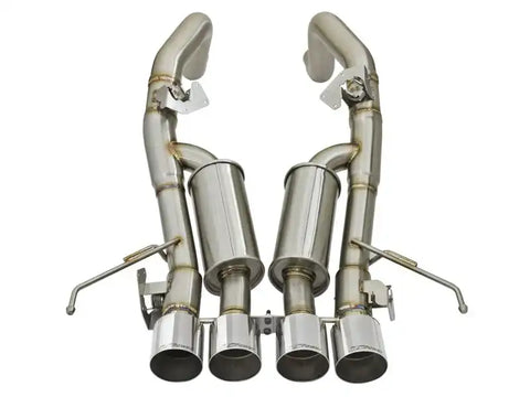 aFe 49-34056-P MACHForce XP 3in-2 1/2in Axle Back 304SS Exhaust w/ Polished Tips 14-17 Chevy Corvette V8-6.2L