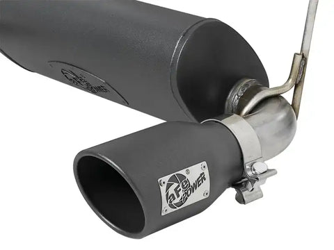 aFe 49-38066-B Rebel Series 2.5in 304 SS Cat-Back Exhaust w/ Black Tips 2018+ Jeep Wrangler (JL) V6 3.6L