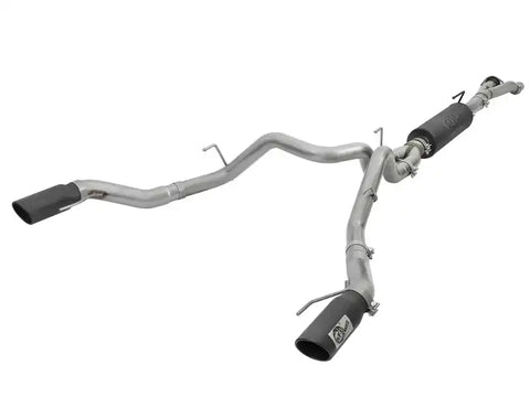 aFe 49-33094-B MACH Force-Xp 3in to 3-1/2in 304 SS Cat-Back Exhaust w/Black Tip 17-18 Ford F-150 Raptor V6 3.5L
