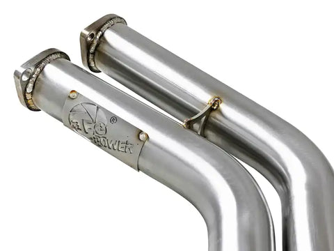 aFe 48-36324 Twisted Steel HDR X-Pipe SS-304 01-06 BMW M3 3.2L S54