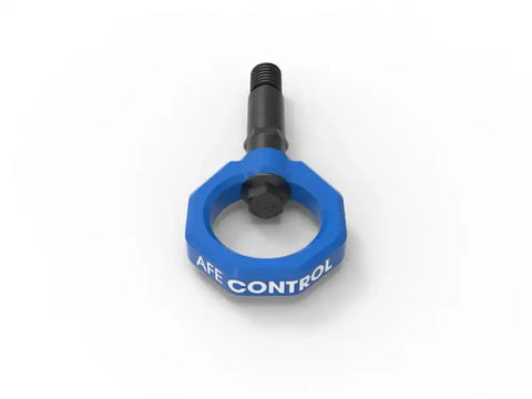 aFe 450-721002-L Control Rear Tow Hook Blue 20-21 Toyota GR Supra (A90)