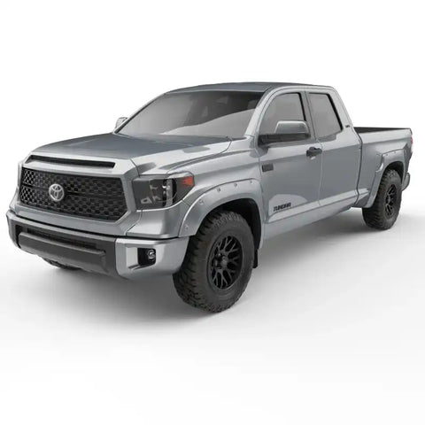 EGR 14+ Toyota Tundra Bolt-On Look Color Match Fender Flares - Set Silver Sky