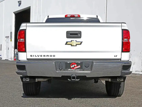 aFe 49-34132-B Gemini XV 3in 304 SS Cat-Back Exhaust w/ Cutout 14-19 GM Trucks 4.3L/5.3L Black Tips