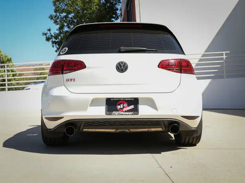 aFe 49-36417-B MACH Force-Xp 3in to 2-1/2in Stainless Steel Axle-Back Black Exhaust - 15-17 Volkswagen GTI