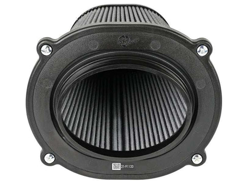 aFe 21-91133 Quantum Pro DRY S Air Filter Inverted Top - 5.5inx4.25in Flange x 9in Height PDS