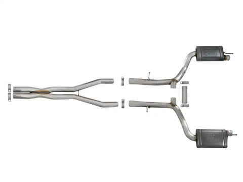 aFe 49-32060 MACH Force-Xp 304 SS Cat-Back Exhaust 15-16 Dodge Challenger V8-5.7L