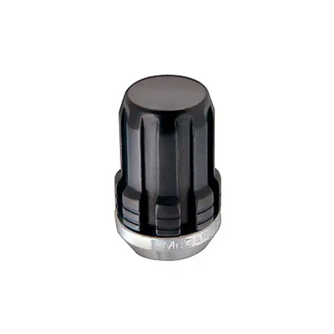 McGard SplineDrive Lug Nut (Cone Seat) M12X1.5 / 1.24in. Length (Must be sold Box of 50) - Black (Req. Tool)