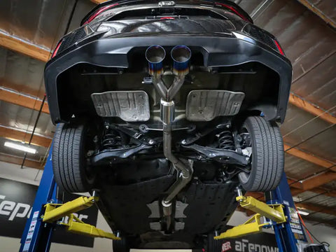 aFe 49-36619-P Takeda 2.5in 304SS Cat-Back Exhaust System w/ Polished Tips 17-20 Honda Civic Si Sedan I4 1.5L