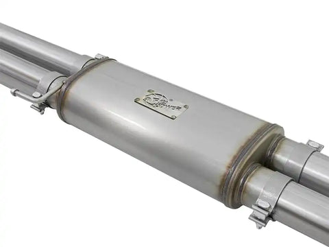 aFe 49-43045-P MACHForce XP Exhaust Cat-Back SS-409 2017 Ford F-150 Raptor V6-3.5L (tt) w/ Polished Tips