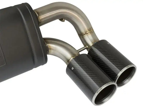 aFe 49-36333-C MACHForce XP 3in - 2 1/2in Axle Back 304SS Exhaust w/ Carbon Fiber Tips 16-17 BMW M2 (f87)