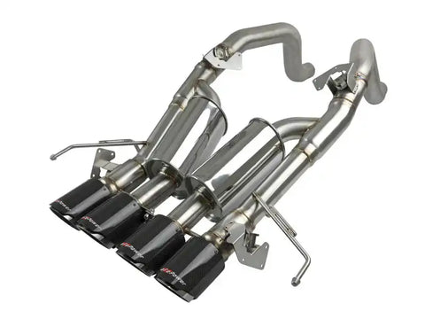 aFe 49-34056-1C MACH Force-Xp Axle-Back Exhaust System w/ Carbon Fiber Tips Chevrolet Corvette (C7) 14-19 6.2L