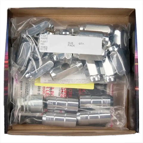 McGard 8 Lug Hex Install Kit w/Locks (Cone Seat Nut) M14X1.5 / 13/16 1.945in. L - Chrome