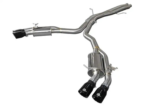 aFe 49-36427-B 18-20 Audi RS5 Coupe MACH Force-Xp 3in to 2.5in 304 SS Axle-Back Exhaust System (Quad Black Tip)