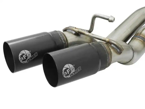 aFe 49-46032-B Rebel Exhausts Cat-Back SS 16 Toyota Tacoma V6-3.5L w/ Black Tips