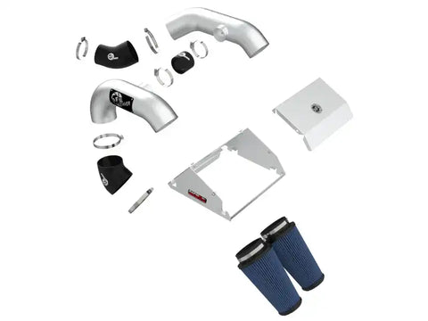 aFe 52-10015RH Rapid Induction Pro 5R Cold Air Intake System Brushed 21-22 Ford F-150 Raptor V6-3.5L (tt)