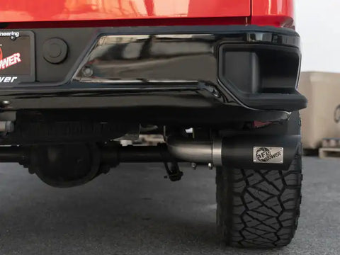 aFe 49-44107-B Apollo GT Series 2019 GM Silverado/Sierra 1500 4.3L/5.3L 409 SS CatBack Exhaust System w/Blk Tip
